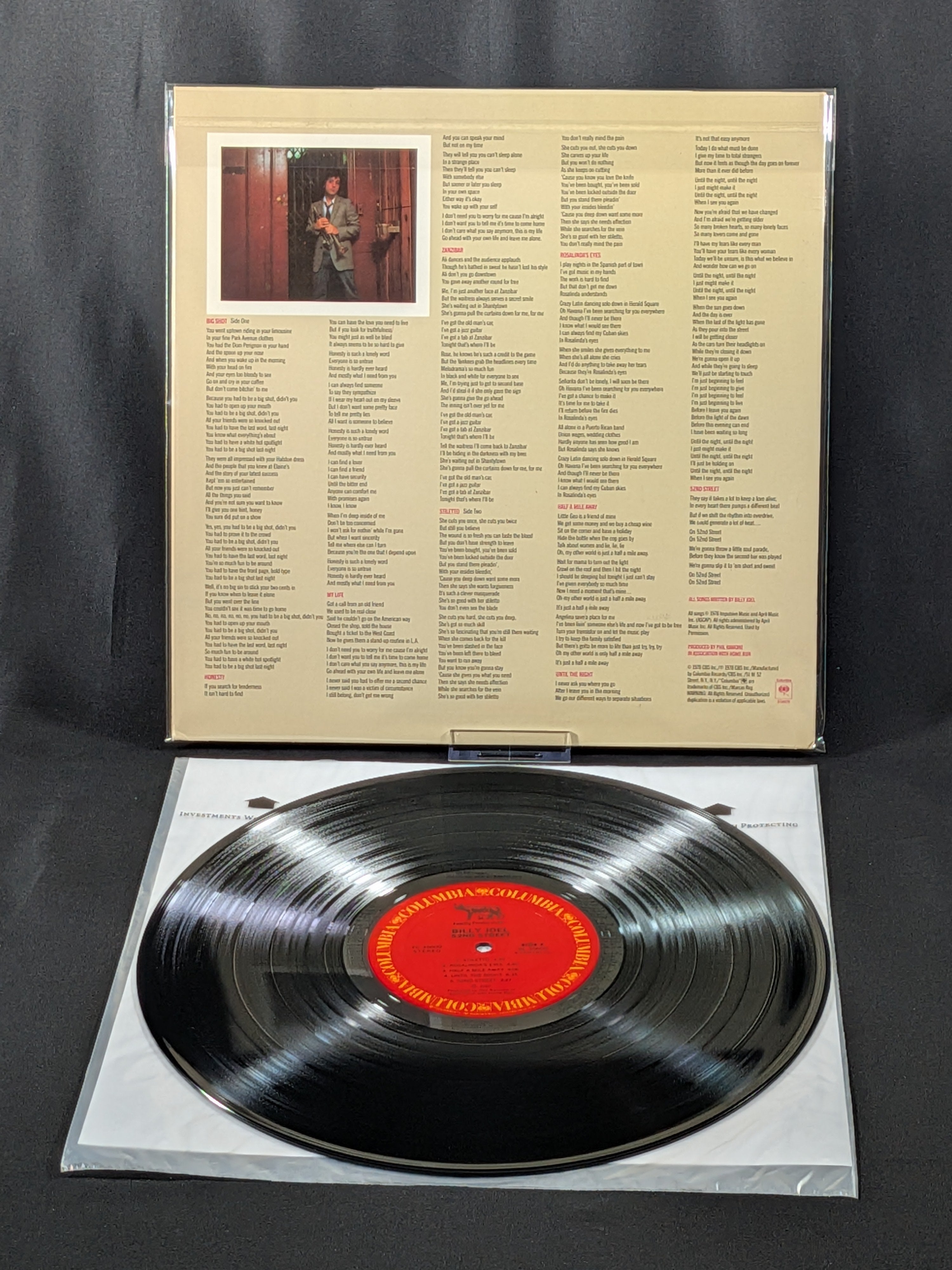 Billy Joel 3-LP Original U.S. Vinyl Lot | 52nd Street, Glass Houses & The Nylon Curtain