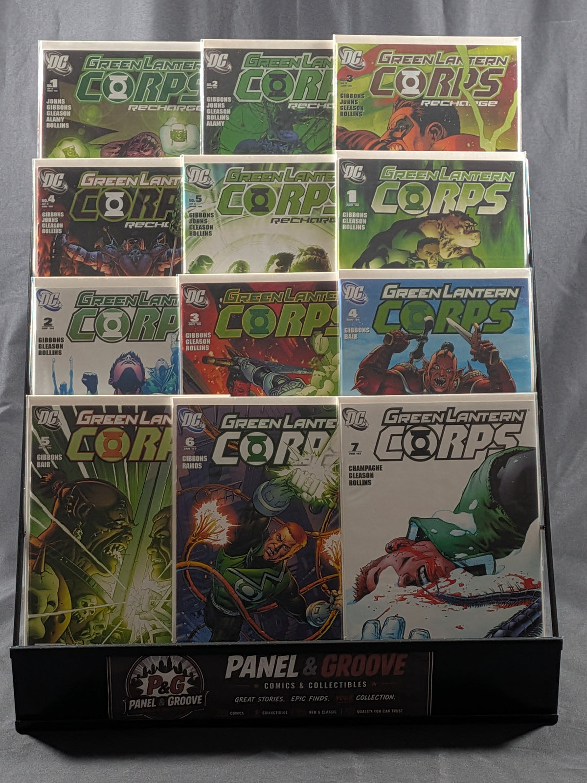 Green Lantern Corps: Recharge #1–5 + Green Lantern Corps #1–7 | 12-Comic Set