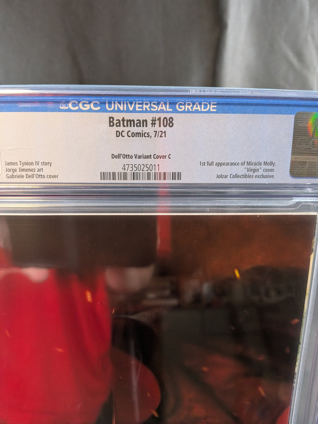 Batman #108 Dell’Otto Virgin Variant | CGC 9.8 | 1st Miracle Molly
