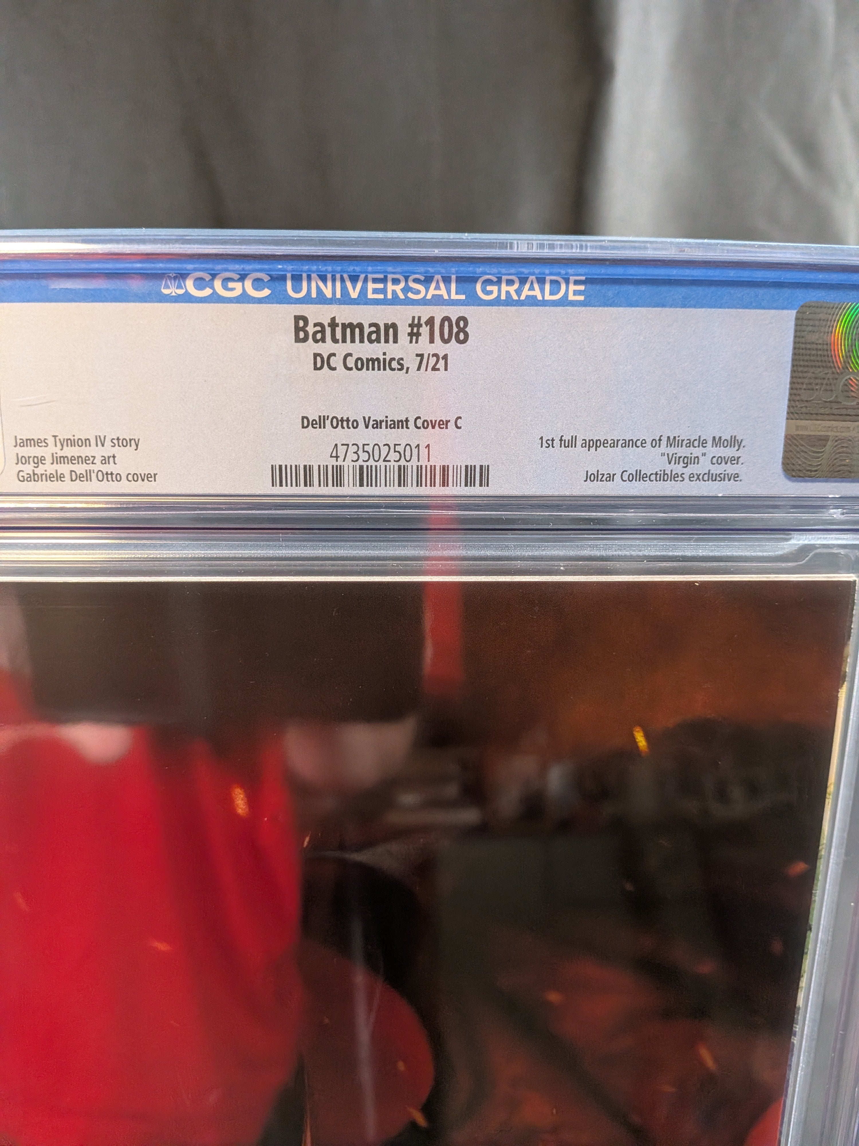 Batman #108 Dell’Otto Virgin Variant | CGC 9.8 | 1st Miracle Molly
