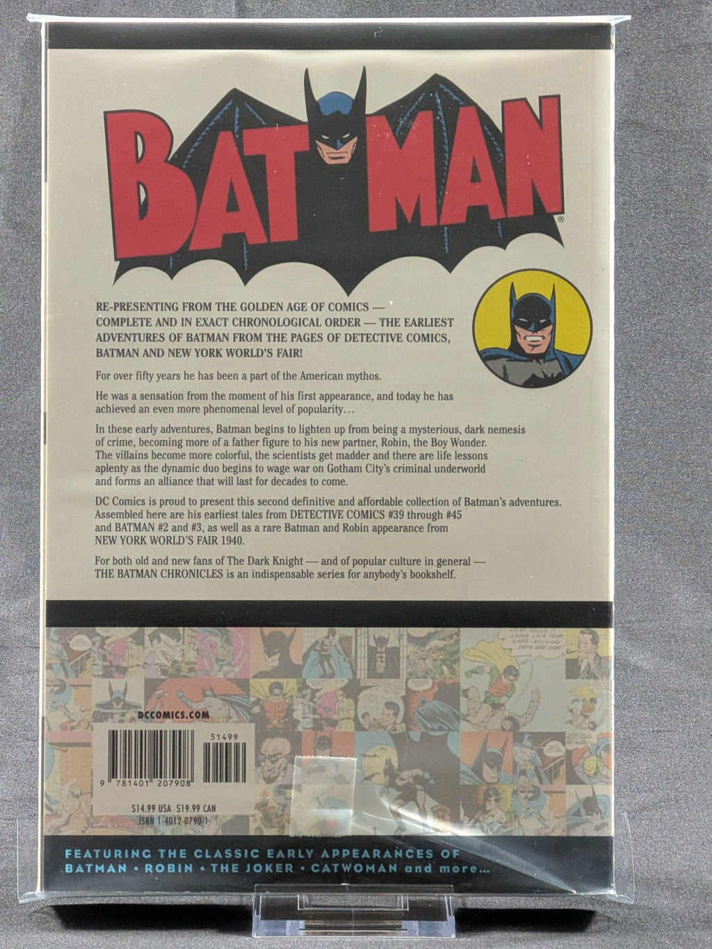 The Batman Chronicles Vol. 1–5 Complete 5-Book Lot – DC Comics Golden Age Batman