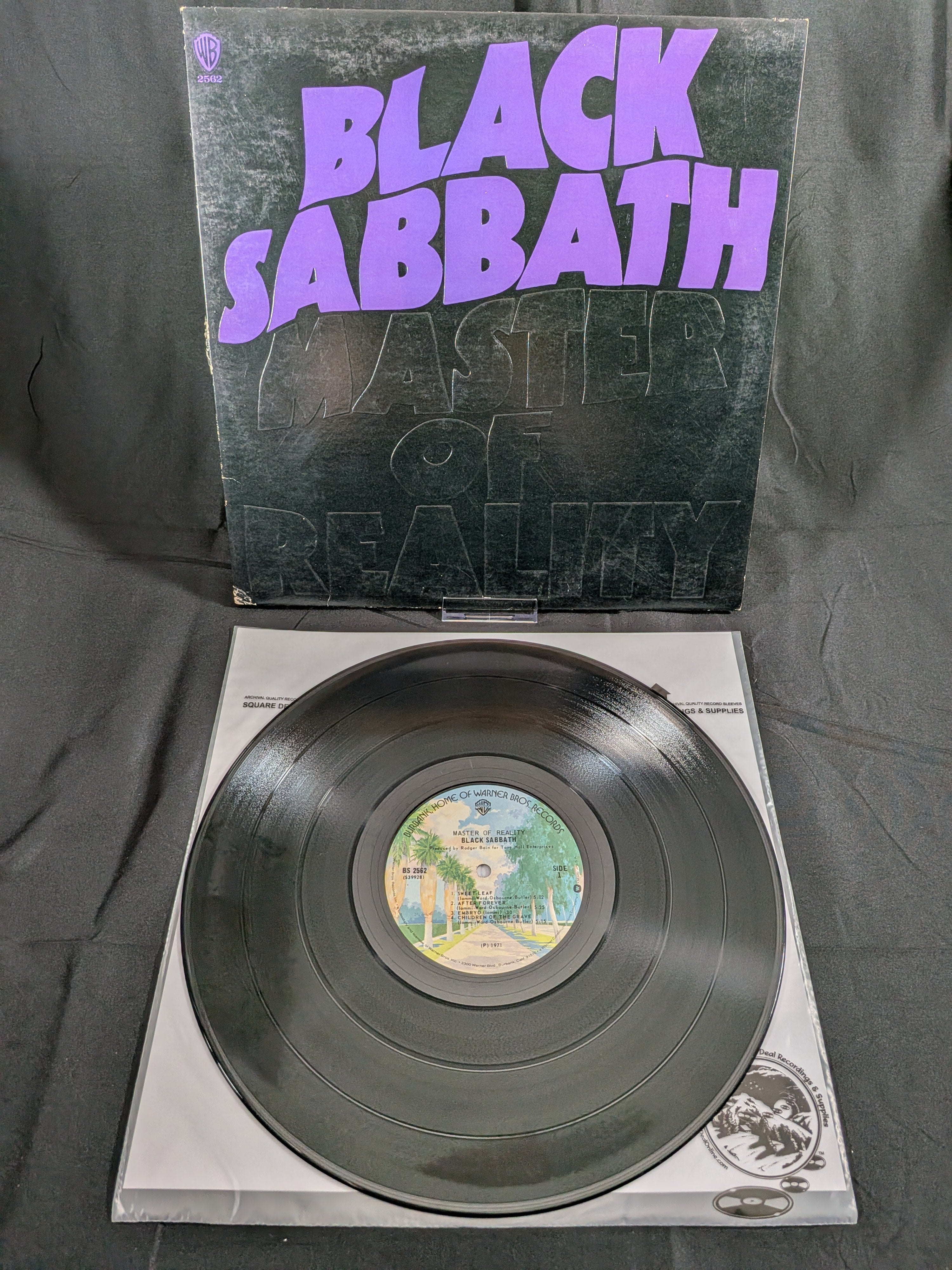 Black Sabbath – Master of Reality | Mid-1970s US Burbank Label LP | BS 2562