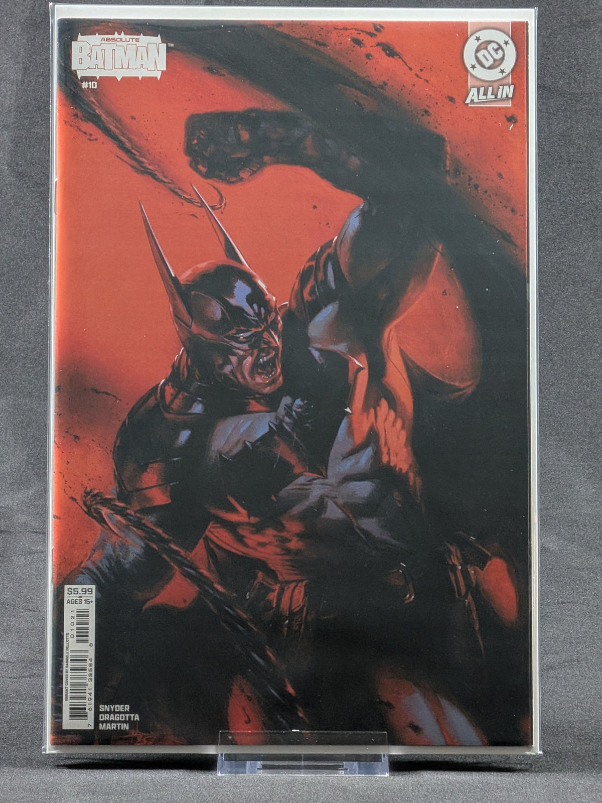 Absolute Batman #2Q, #10B & #16C Variant 3-Comic Lot – Dragotta, Dell'Otto & Leirix