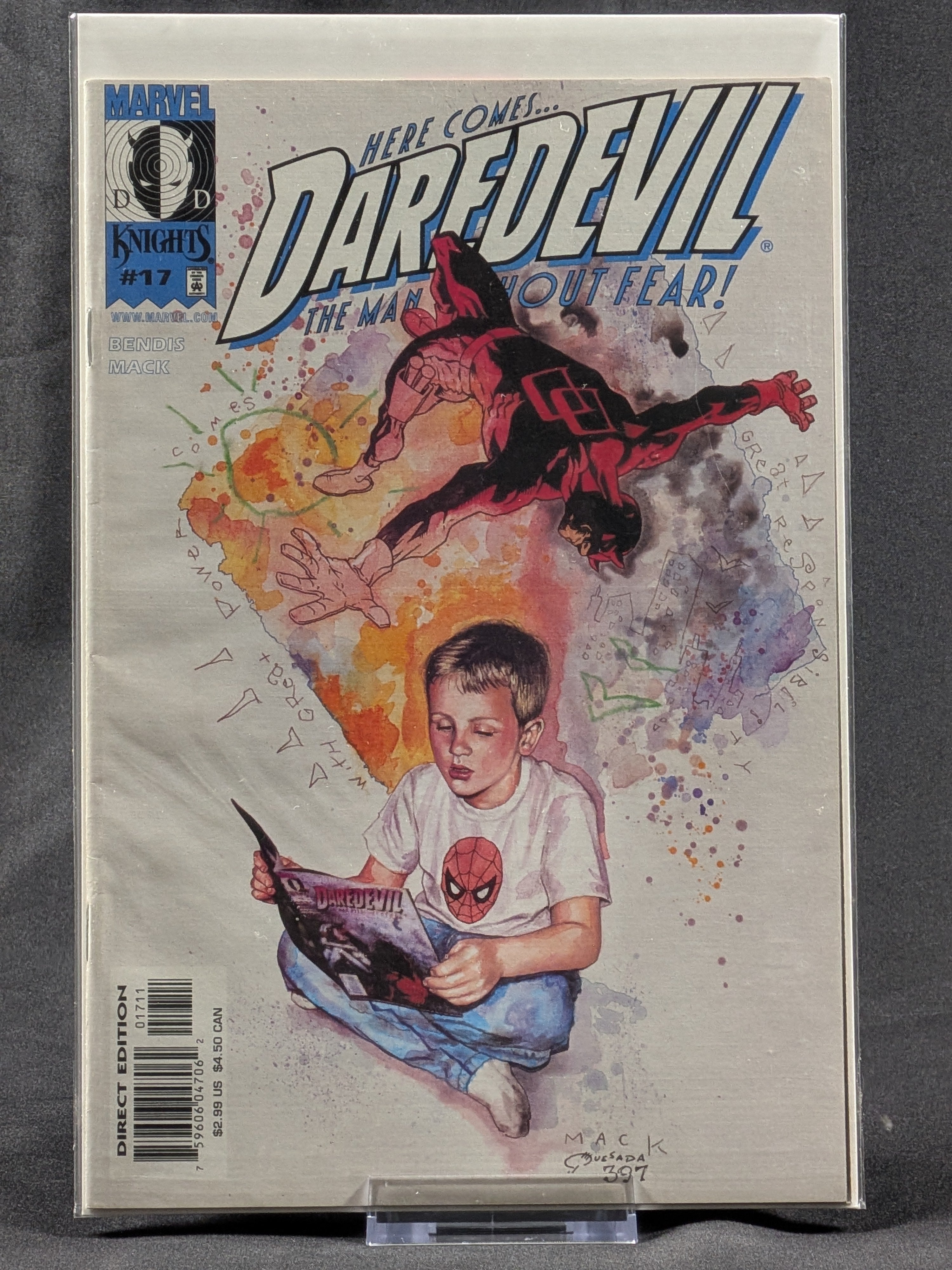 Daredevil Vol. 2 #16–19 “Wake Up” Complete Arc | Bendis/Mack | Newsstand Variants