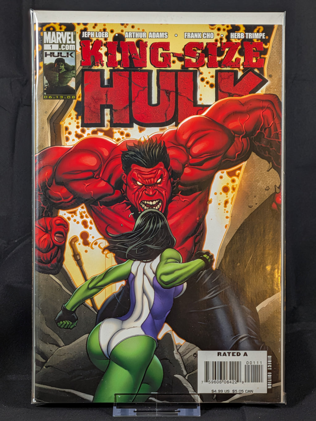 Hulk #1–7 + King-Size Hulk #1 Red Hulk Arc | Hulk #1 CGC 9.2 White Pages