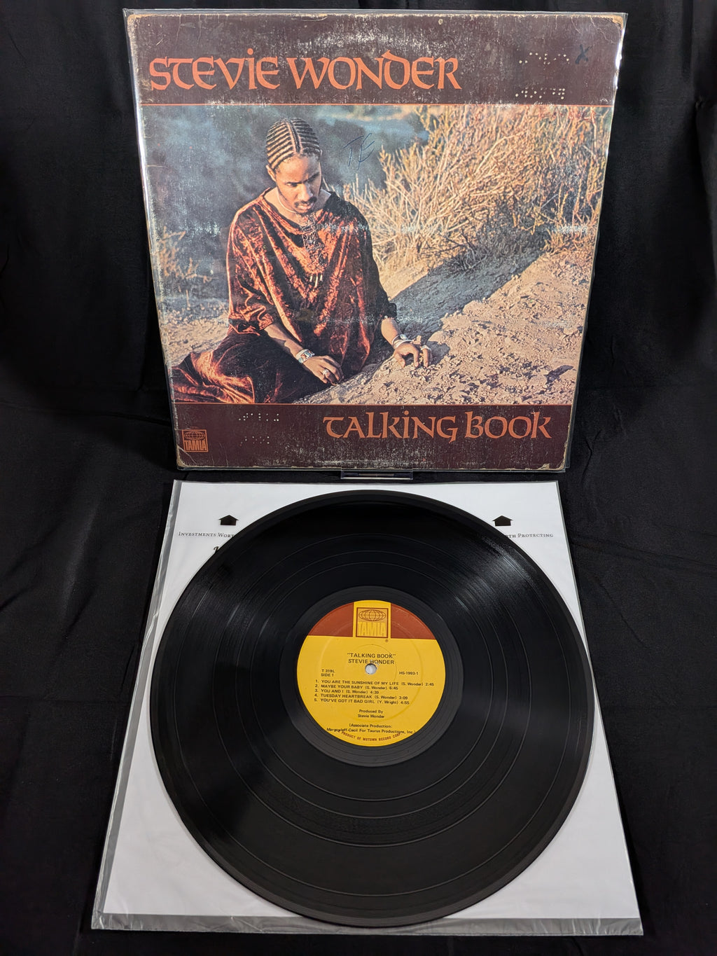 Stevie Wonder – Talking Book | 1972 US Tamla Braille Gatefold LP | T 319L