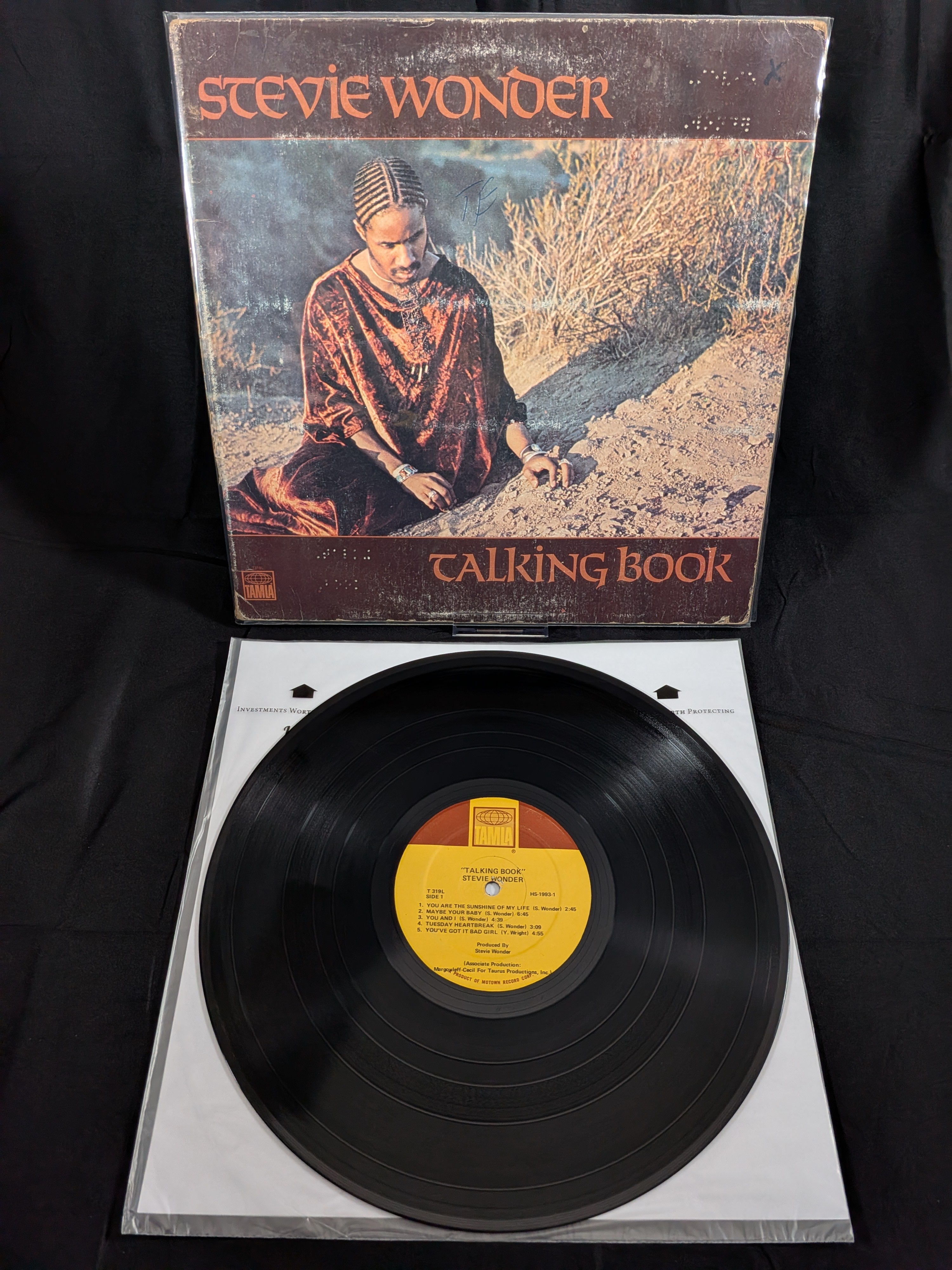 Stevie Wonder – Talking Book | 1972 US Tamla Braille Gatefold LP | T 319L