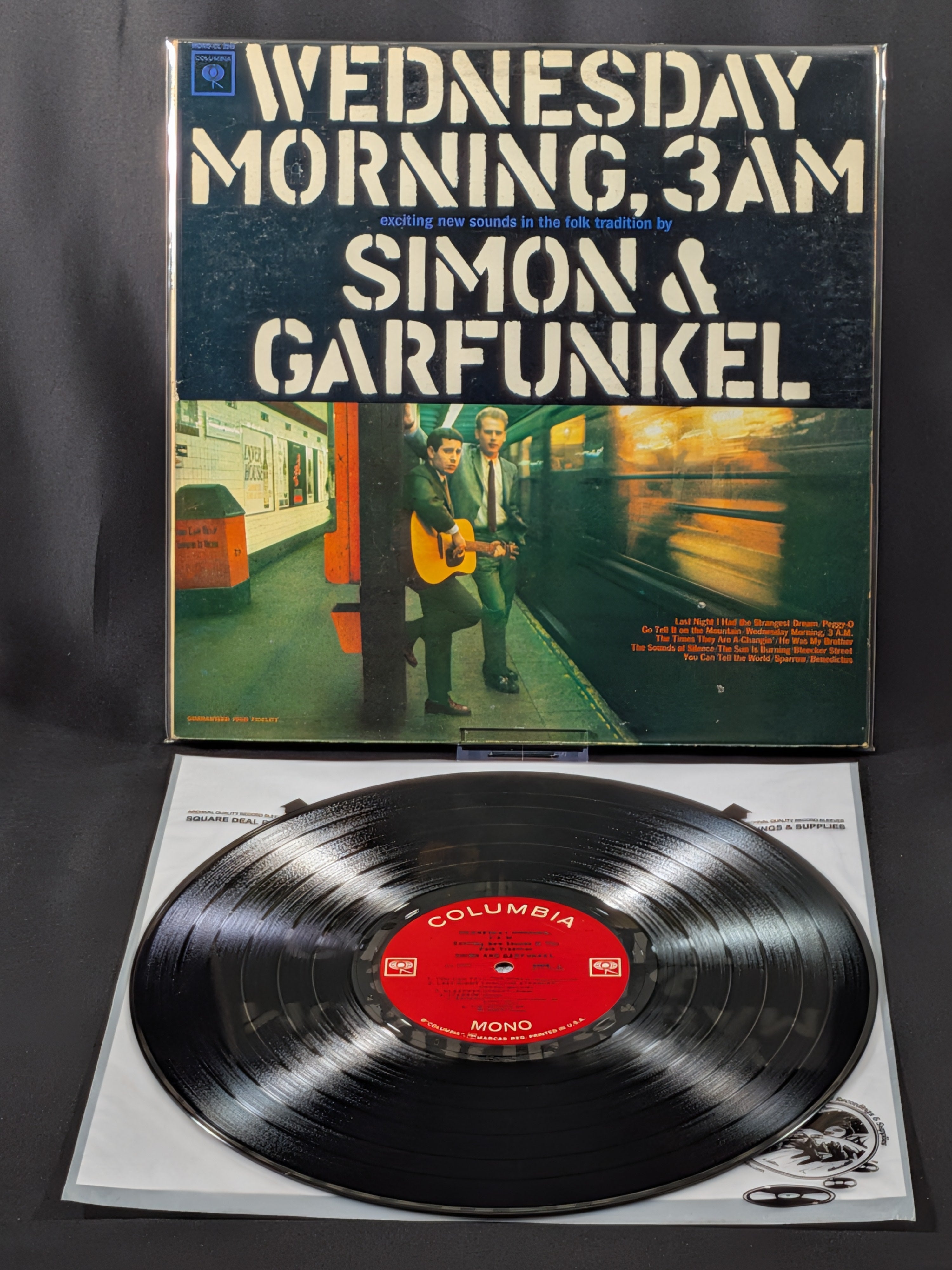 Simon & Garfunkel 3-LP Lot | Wednesday Morning, Sounds of Silence & Bridge Over Troubled Water