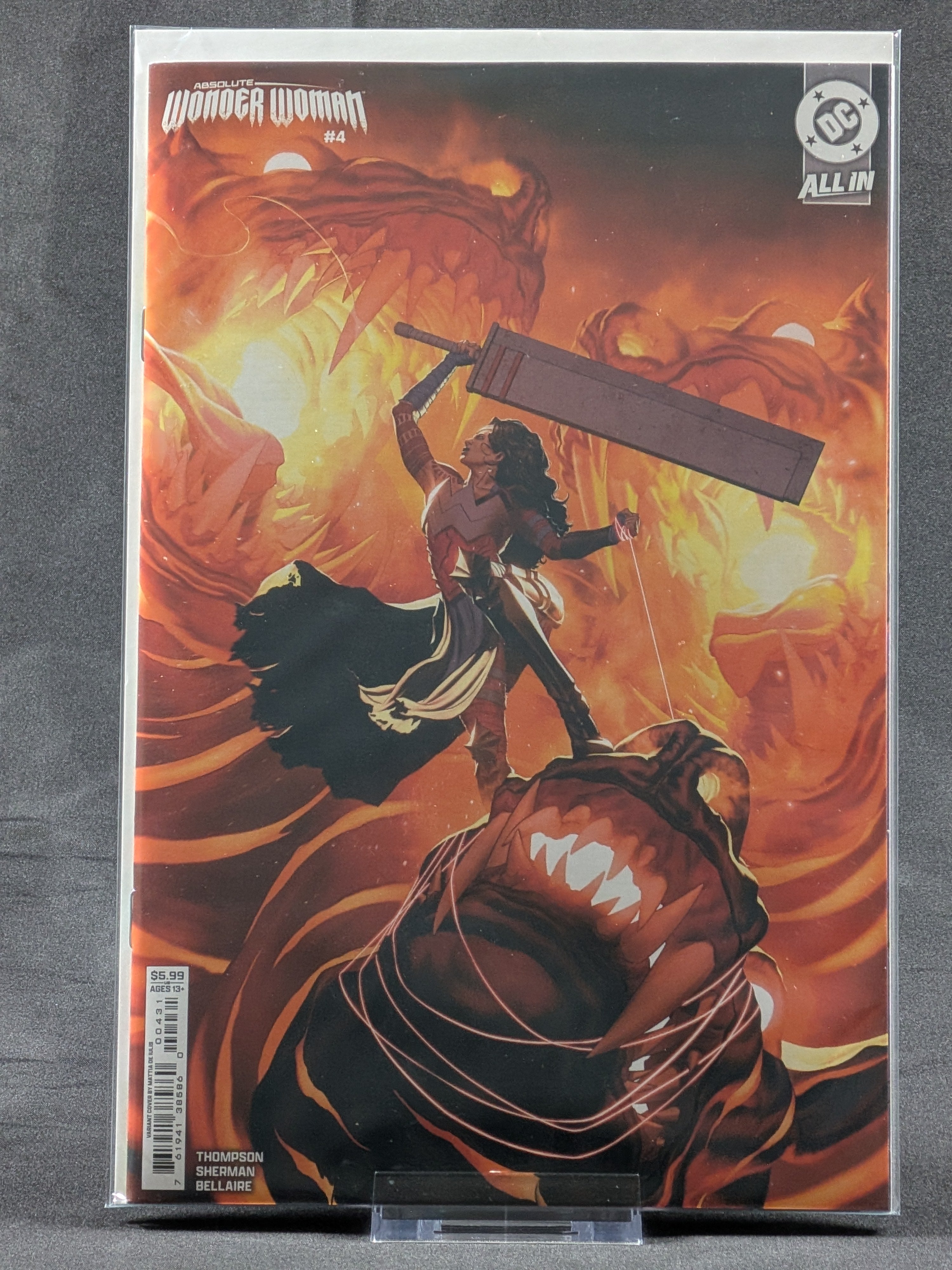 Absolute Wonder Woman #4C Mattia De Iulis Variant — DC Comics 2025 — NM