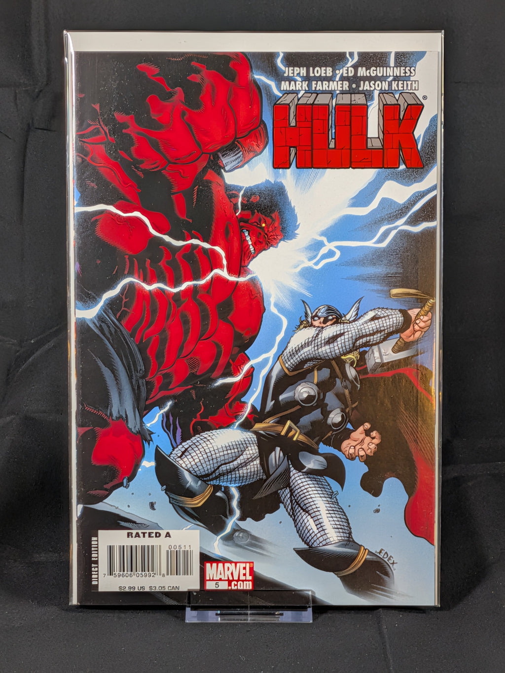 Hulk #1–7 + King-Size Hulk #1 Red Hulk Arc | Hulk #1 CGC 9.2 White Pages