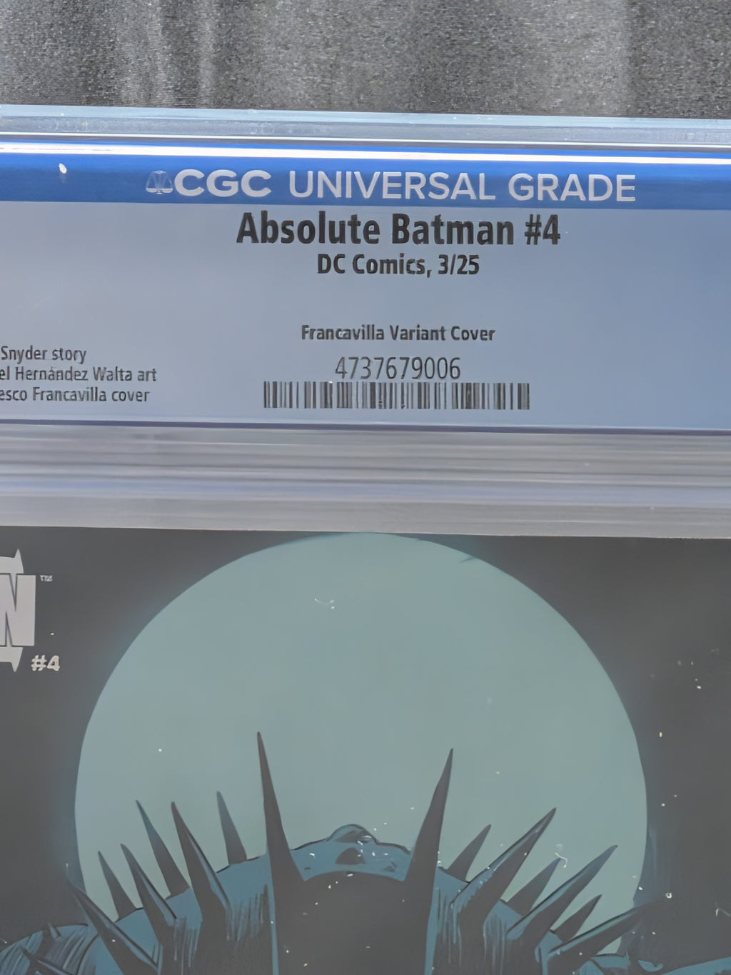 Absolute Batman #4C Frank Francavilla Variant | CGC 9.8 | DC Comics