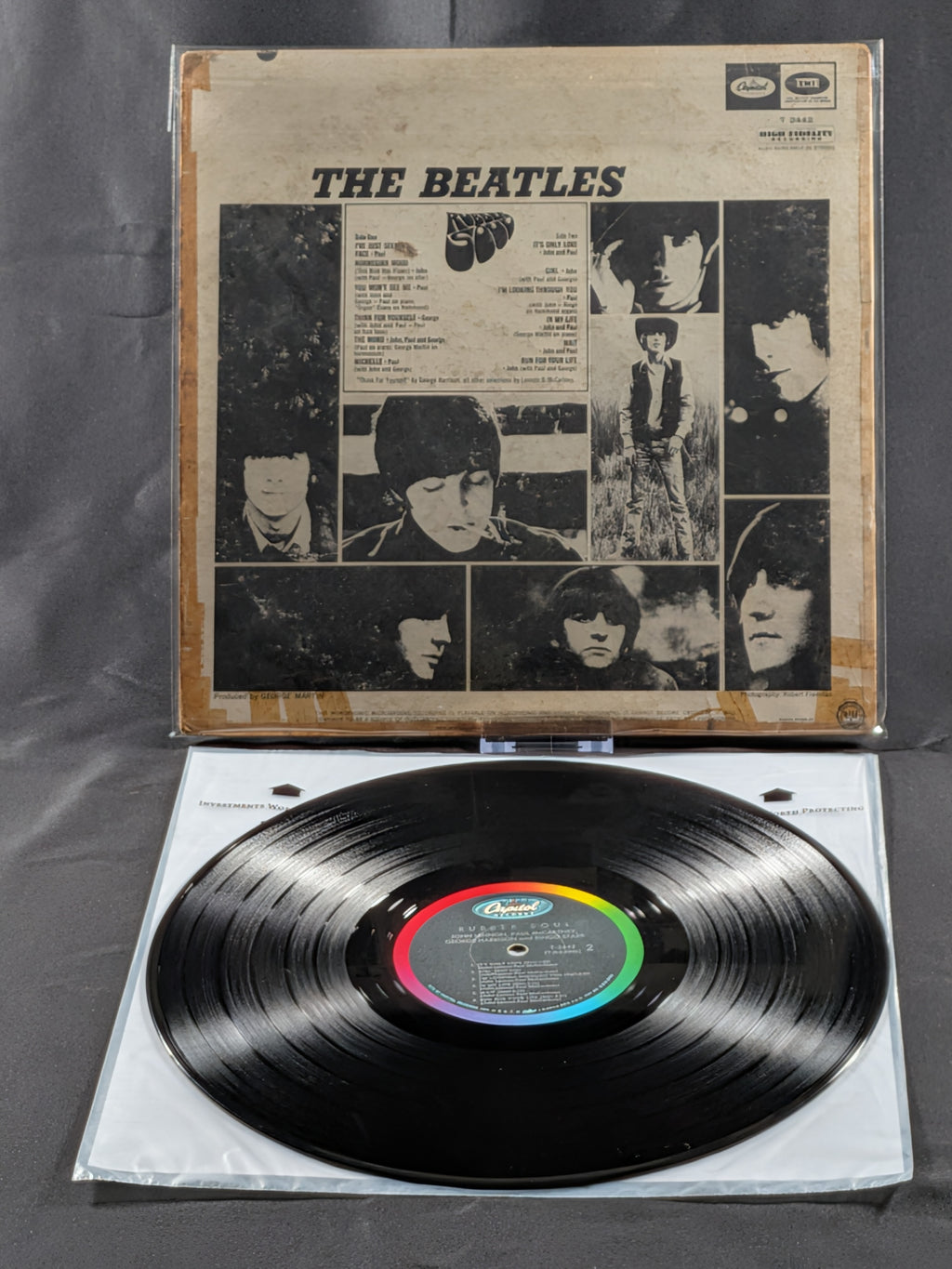 The Beatles — Rubber Soul | 1965 U.S. Mono Scranton LP | Capitol T 2442