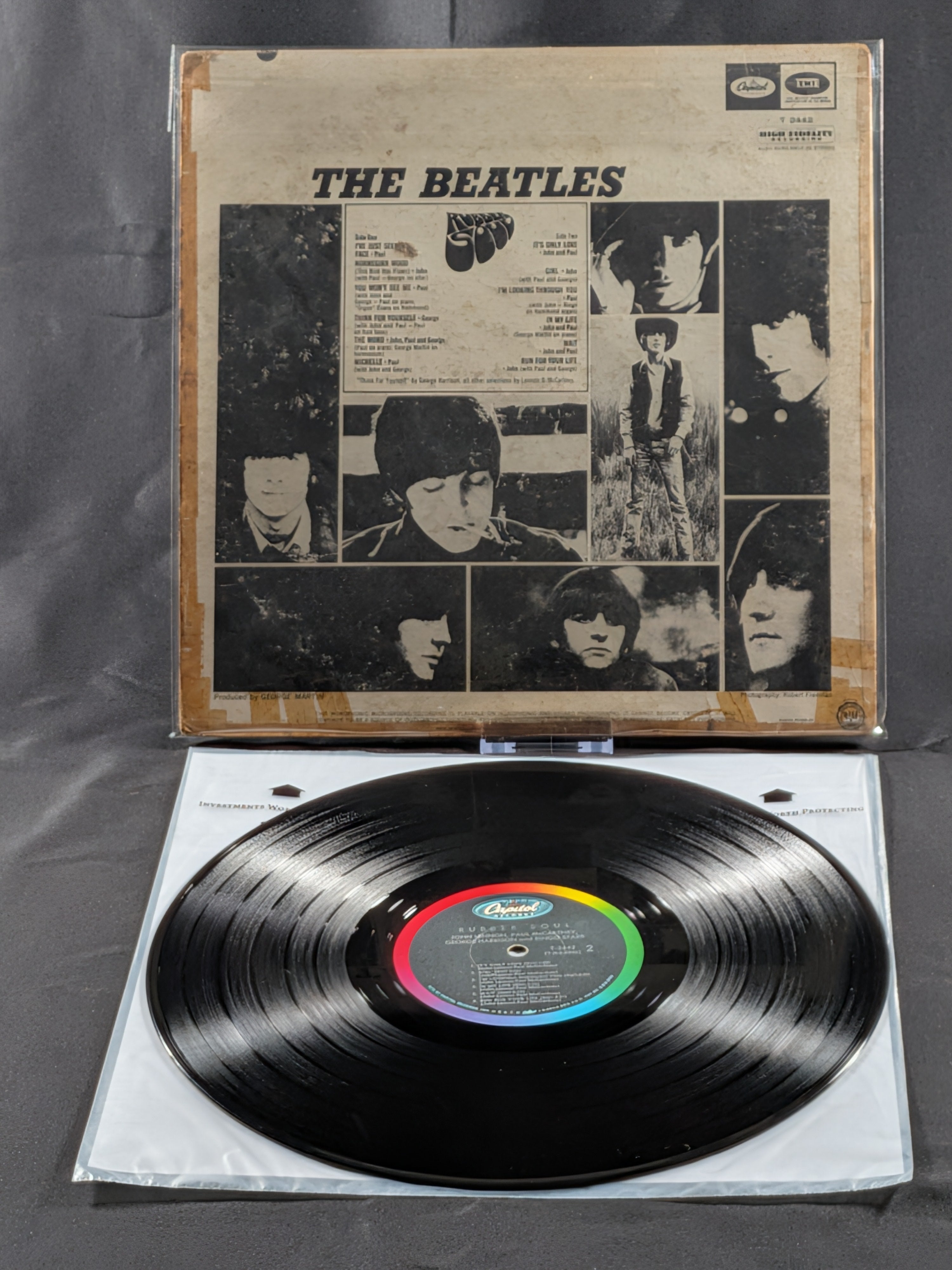 The Beatles — Rubber Soul | 1965 U.S. Mono Scranton LP | Capitol T 2442