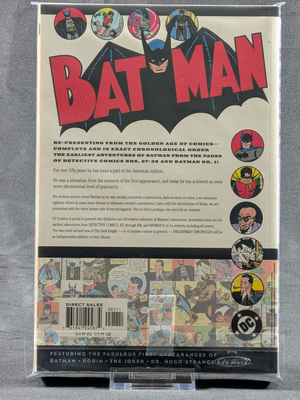 The Batman Chronicles Vol. 1–5 Complete 5-Book Lot – DC Comics Golden Age Batman