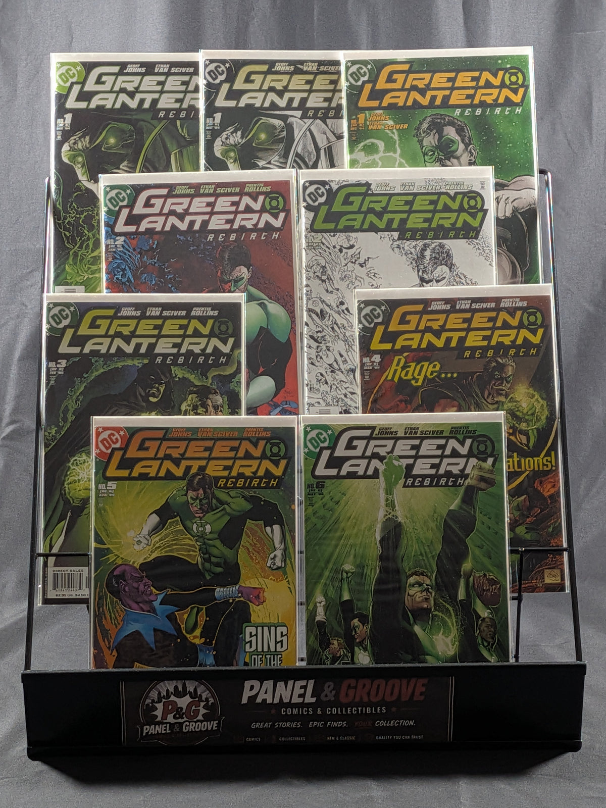 Green Lantern: Rebirth #1–6 Complete 9-Comic Set | 1st, 3rd & 4th Print Variants