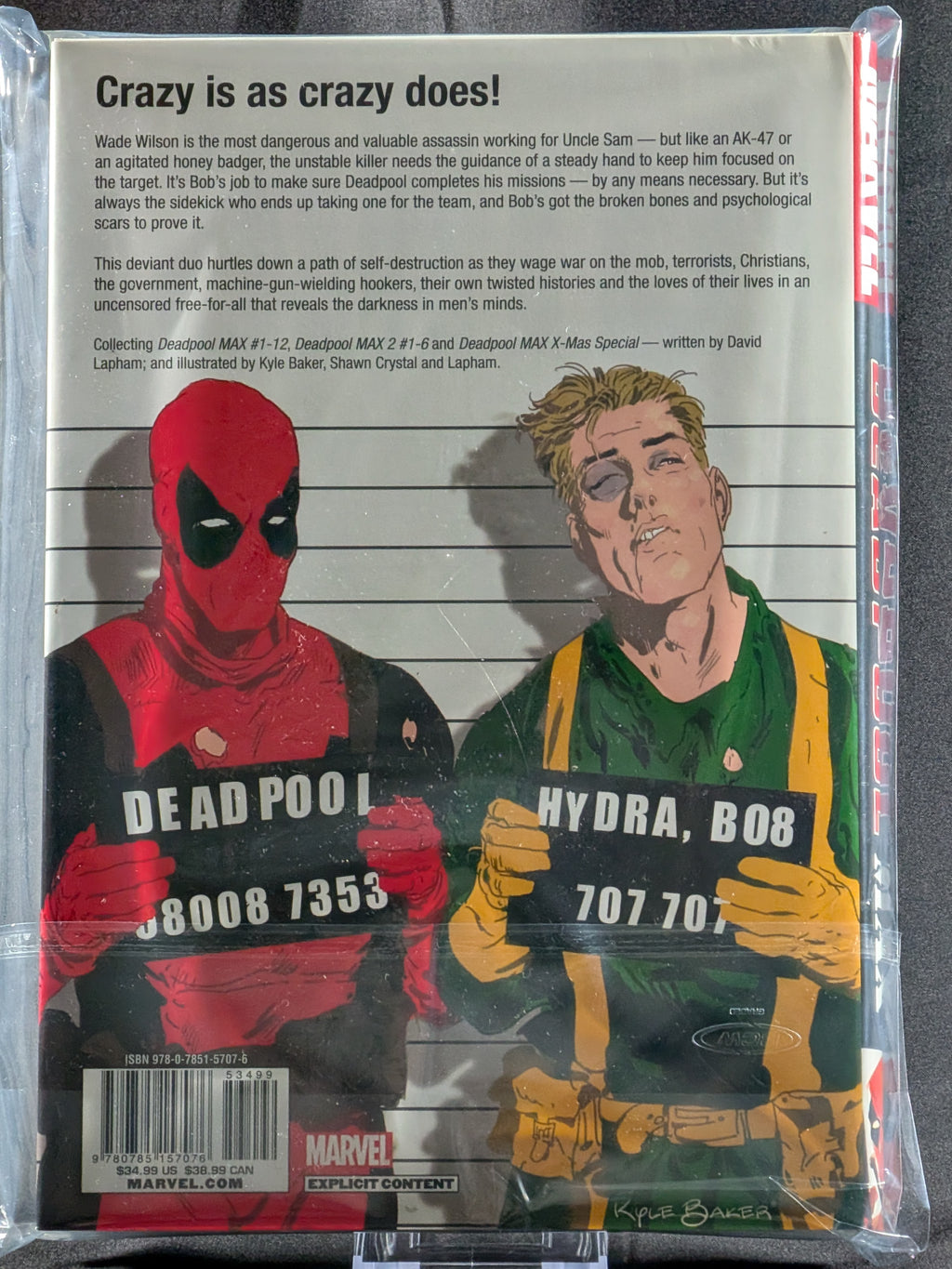 Deadpool MAX Hardcover | Marvel Comics | Kyle Baker