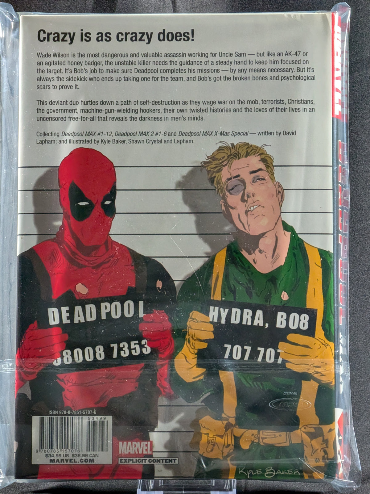 Deadpool MAX Hardcover | Marvel Comics | Kyle Baker