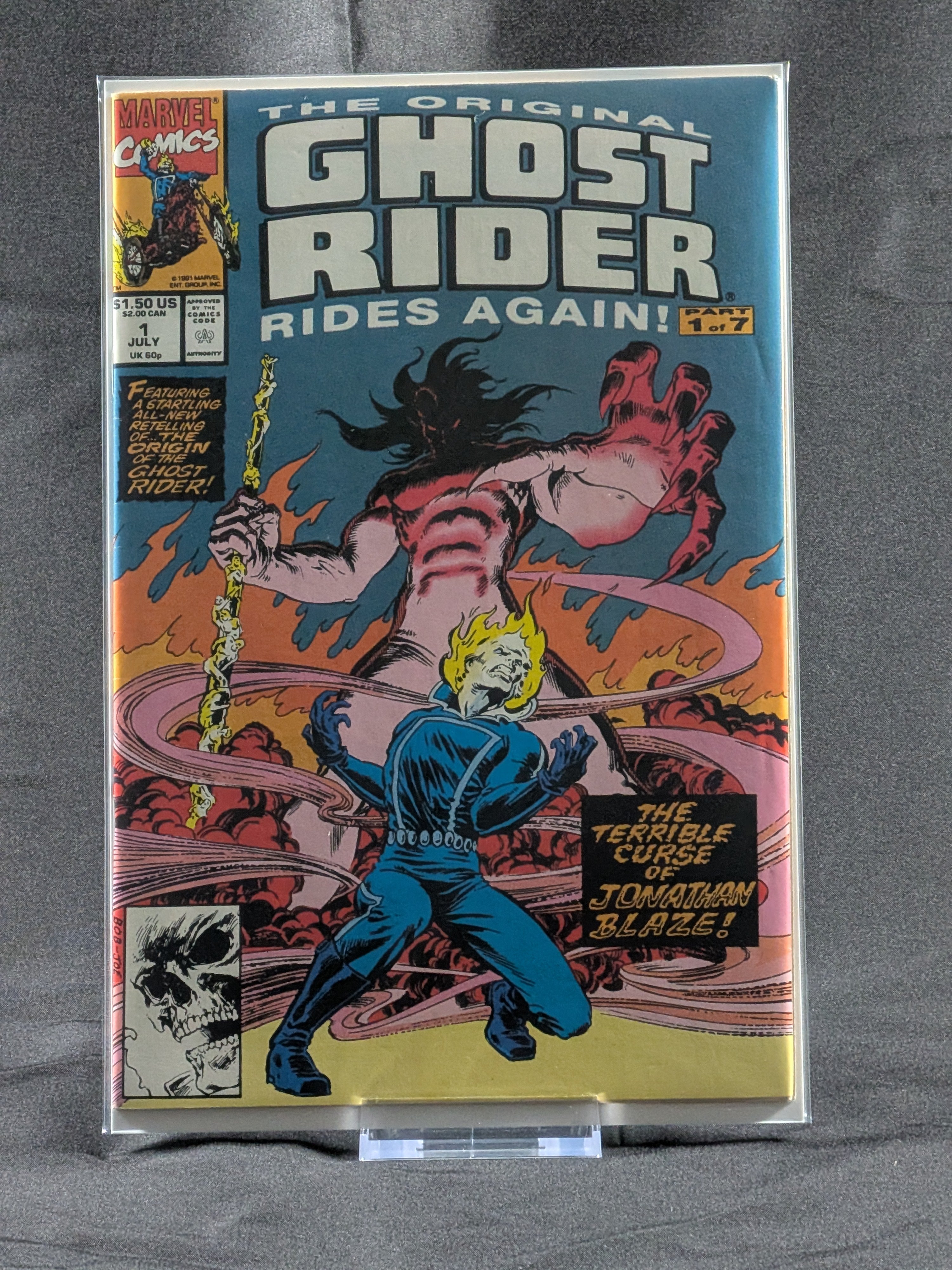 The Original Ghost Rider Rides Again! #1–7 Complete 1991 Marvel Comic Set