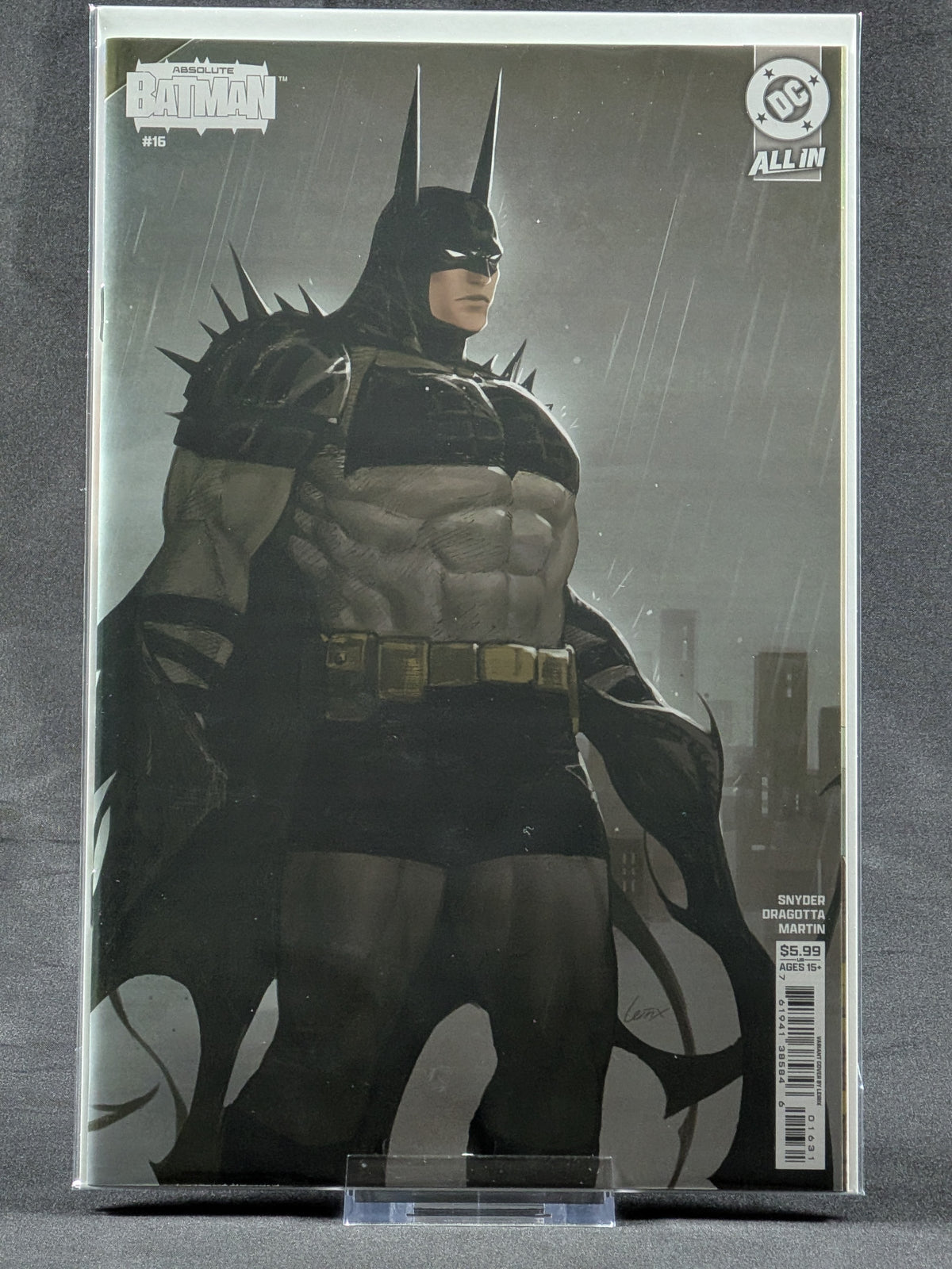 Absolute Batman #2Q, #10B & #16C Variant 3-Comic Lot – Dragotta, Dell'Otto & Leirix