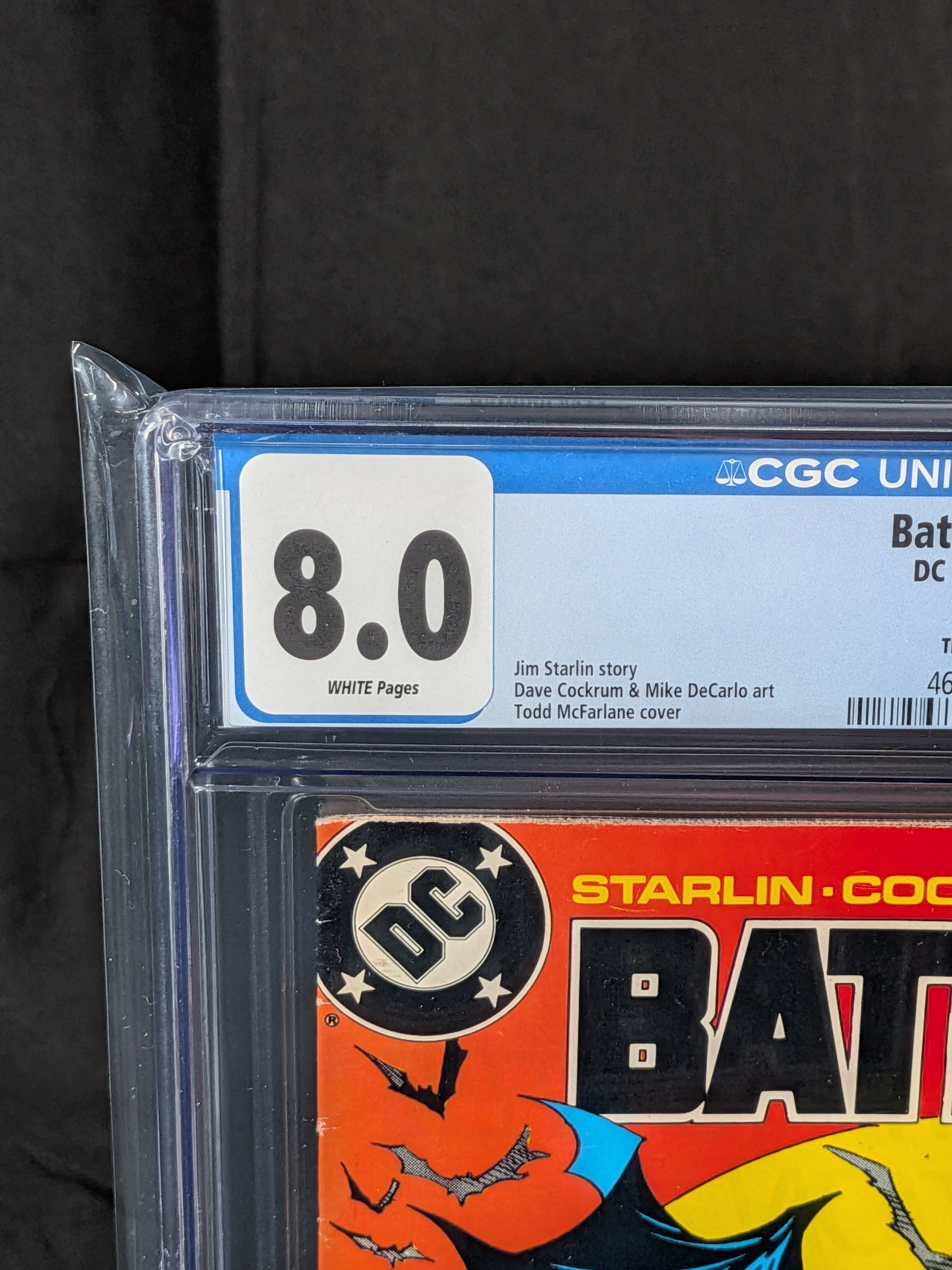 Batman #423 Third Printing (1988) CGC 8.0 | Todd McFarlane Cover