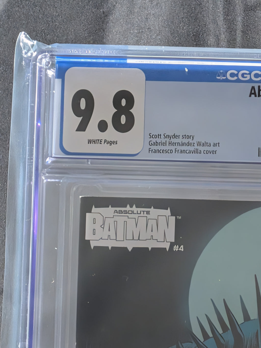 Absolute Batman #4C Frank Francavilla Variant | CGC 9.8 | DC Comics