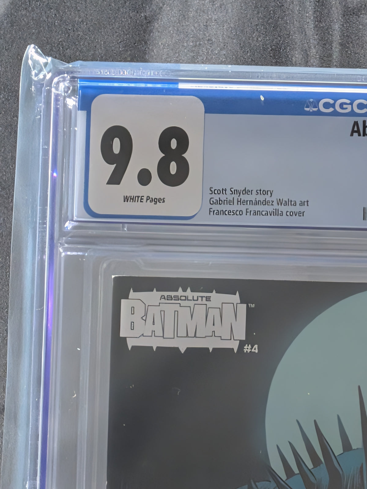 Absolute Batman #4C Frank Francavilla Variant | CGC 9.8 | DC Comics