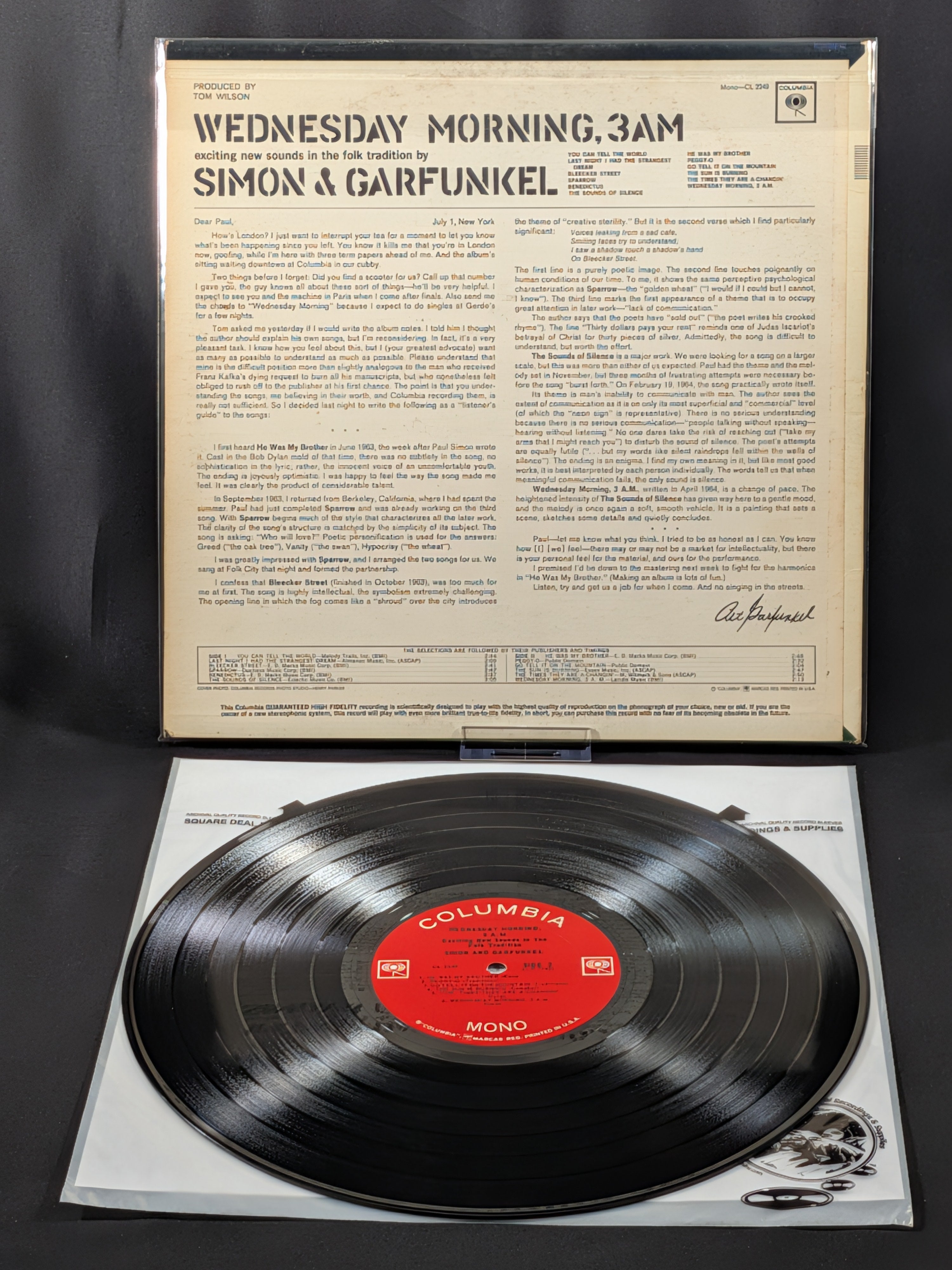 Simon & Garfunkel 3-LP Lot | Wednesday Morning, Sounds of Silence & Bridge Over Troubled Water