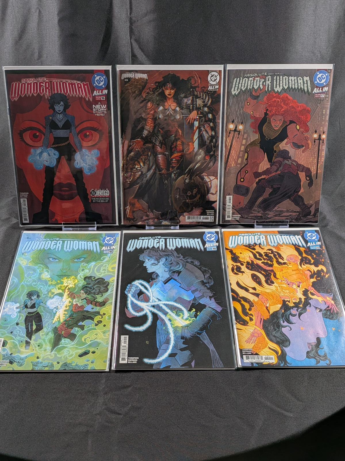 Absolute Wonder Woman #15–20 | Complete 6-Issue Story Lot + Variant | DC